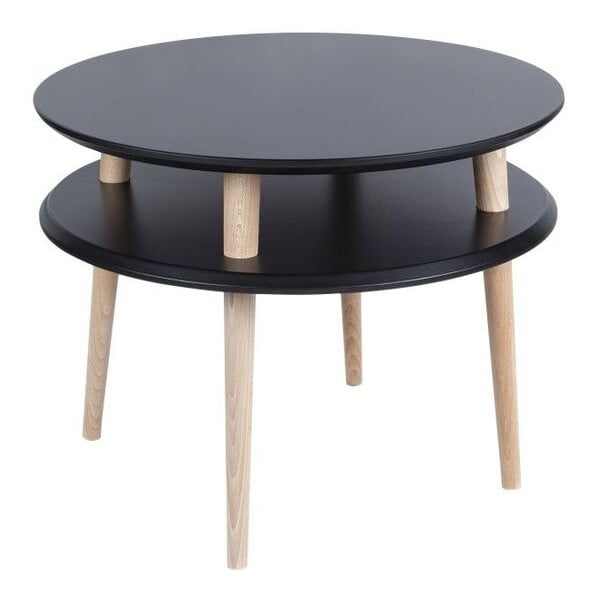 Kavna mizica UFO 45x57 cm, črna