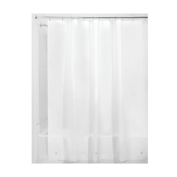 Bela kopalniška zavesa iDesign, 200 x 180 cm-image-1