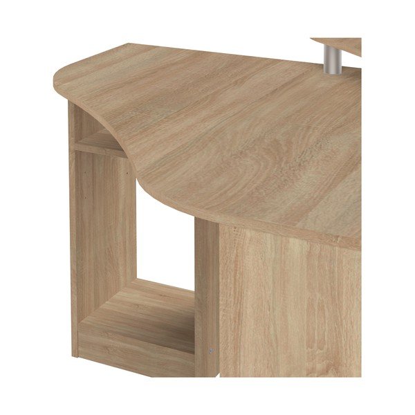 Rjava vogalna delovna miza TemaHome Corner-image-3