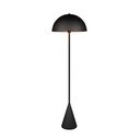 Črna stoječa svetilka (višina 130 cm) Alfie – Trio