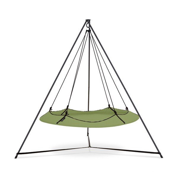 Zelena vrtna gugalnica s stojalom - Hangout Pod