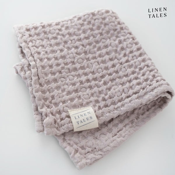 Svetlo rožnata brisača 50x70 cm Honeycomb – Linen Tales