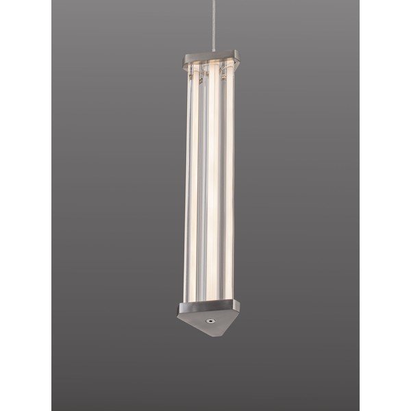 Mat črna/v mat srebrni barvi kovinska LED zatemnitvena viseča svetilka s senčilom iz akrilnega stekla ø 6 cm Pheme – Nova Luce-image-2