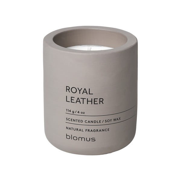 Dišeča sveča iz sojinega voska čas gorenja 24 h Fraga: Royal Leather – Blomus