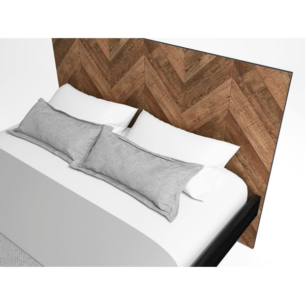 Zakonska postelja v črni in naravni barvi 160x200 cm Gio - Marckeric-image-1