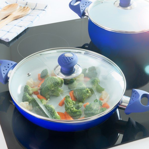 InnovaGoods Chef Blue 5-delni komplet posode za kuhanje-image-1