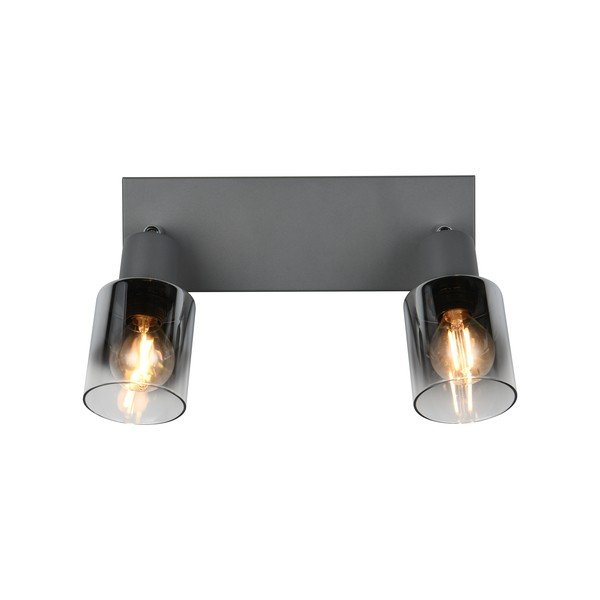 Antracitno sivo točkovno svetilo ø 7 cm Cadiz – Reality-image-3