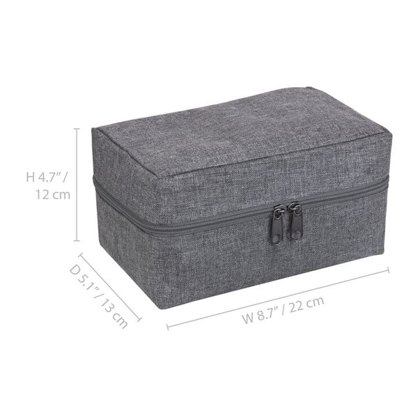 Potovalni organizatorji iz blaga v kompletu 2 ks – Bigso Box of Sweden-image-2