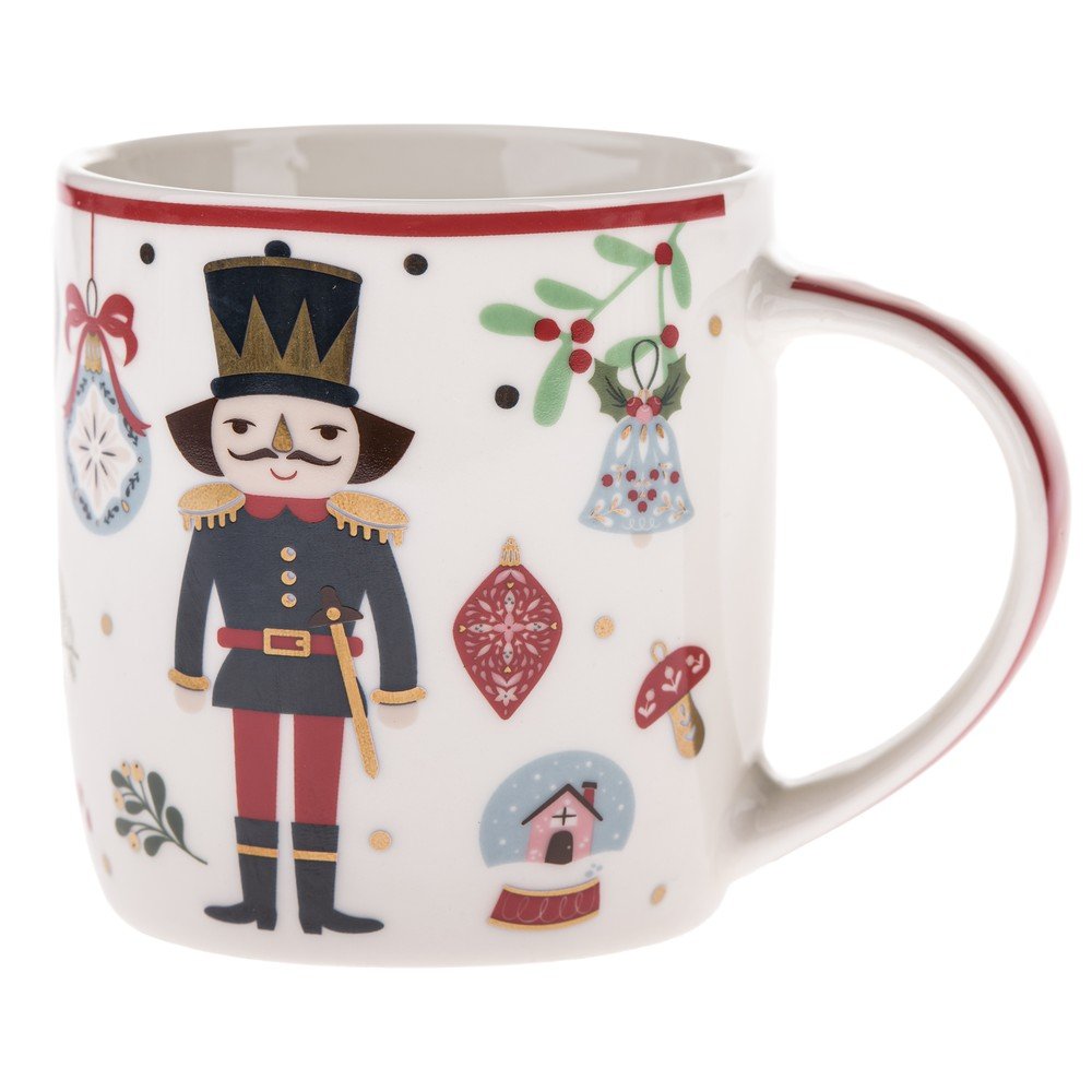 Bela porcelanasta skodelica 370 ml Jolly