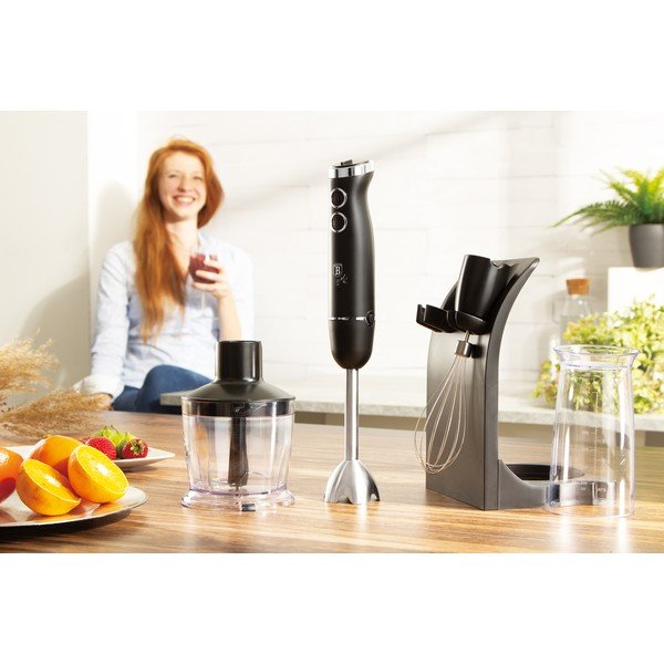 Črni palični mešalnik Black SIlver Collection - BerlingerHaus-image-1