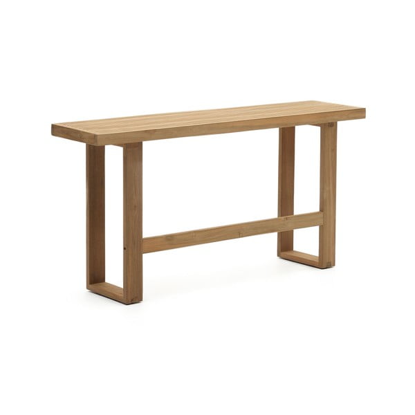 Vrtna klop iz masivnega lesa v naravni barvi Canadell – Kave Home-image-2