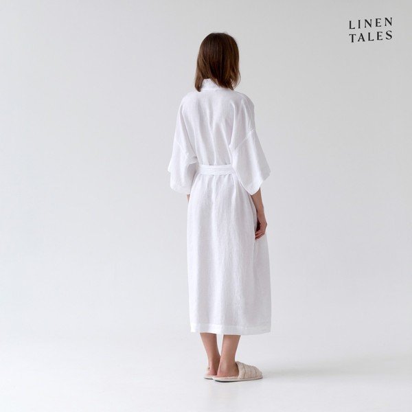Bel lanen kopalni plašč velikosti S/M Summer – Linen Tales-image-1
