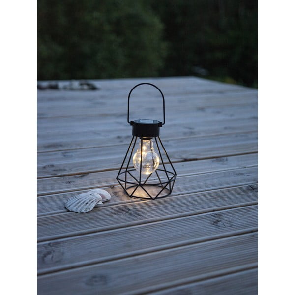 Črna LED svetilka Star Trading Eddy, višina 15,5 cm-image-4