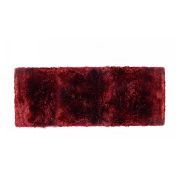 Rdeča preproga iz ovčje volne Royal Dream Zealand Long, 70 x 190 cm