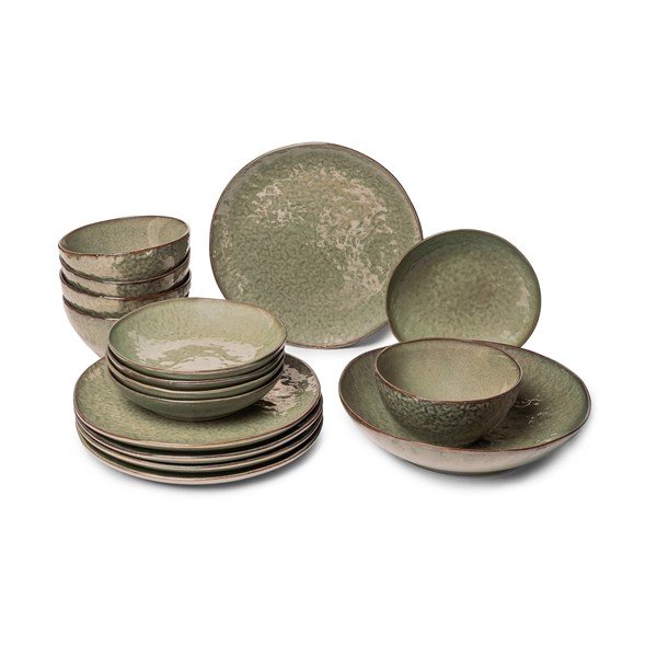 Jedilni servis 16 ks iz kamenine za 5 oseb Nephrite – Bonami Selection