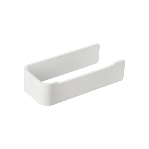 Belo kovinsko stensko držalo za toaletni papir Ume – Zone-image-2