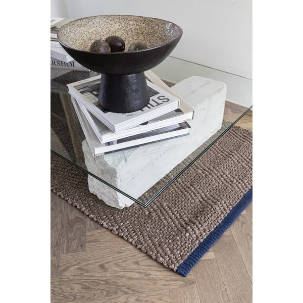 Rjav tekač iz jute 70x150 cm Notes – Mette Ditmer Denmark-image-1