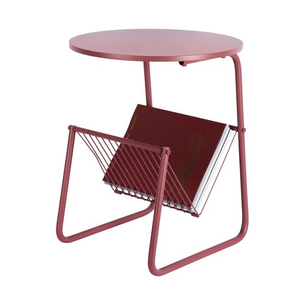 Kovinska okrogla stranska mizica ø 40 cm Riqueza Revista – Leitmotiv-image-2