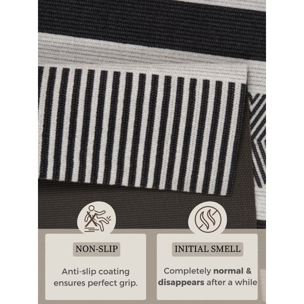 Črno-siva preproga Zala Living Cook & Clean Urban, 45 x 140 cm-image-4