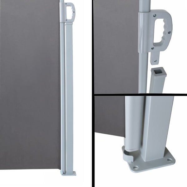 Kovinsko-tekstilni balkonski zastor 300x160 cm – Garden Pleasure-image-1