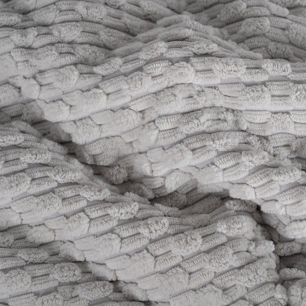 Svetlo sivo prešito pregrinjalo 230x260 cm – Ixia-image-2