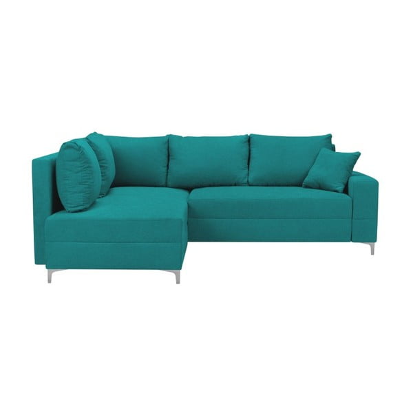 Turkizna Windsor & Co Sofas Zeta raztegljiv kavč, levi kot