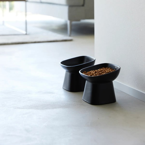 Keramična posoda za hrano za hišne ljubljenčke Tower – YAMAZAKI-image-3
