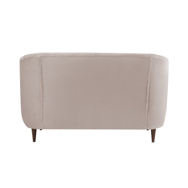 Bež žametni kavč Kooko Home Glam, 125 cm-image-2