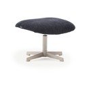 Temno moder tabure iz šenilje Teryl – Kave Home