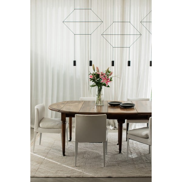 Kremno bela pralna ročno tkana bombažna preproga 200x300 cm Bloom Natural – Lorena Canals-image-1