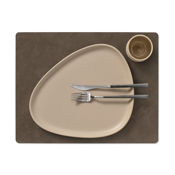 Pogrinjek iz eko usnja 35x45 cm Square L Corduroy – LIND DNA-image-2