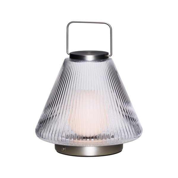Steklena LED namizna svetilka ø24x28 cm Tou – Hübsch