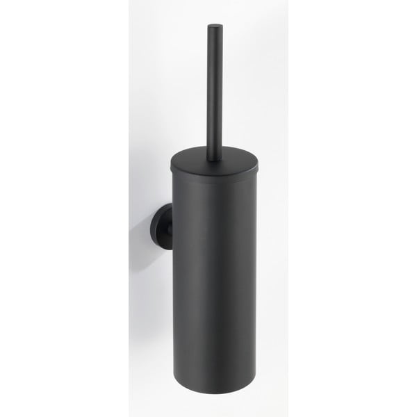 Mat črna stenska WC ščetka iz nerjavečega jekla Bosio – Wenko-image-2