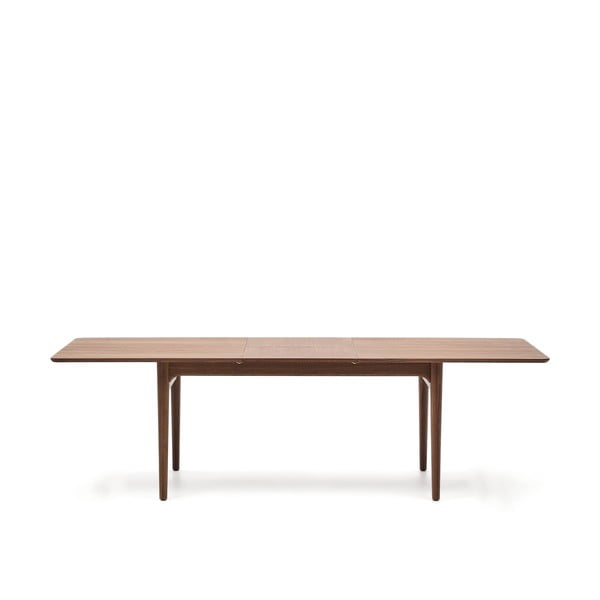 Raztegljiva jedilna miza z dodatno ploščo v orehovem dekorju 100x200 cm Elan – Kave Home-image-3