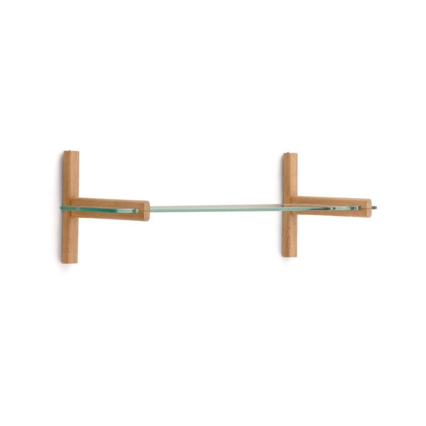 Steklen sistem modularnih polic v naravni barvi 90x28x30,5 cm Sitra – Kave Home-image-2