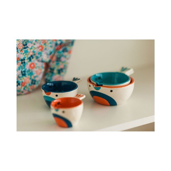 Komplet 4 merilnih skodelic Premier Housewares Pretty Things Birdy-image-3
