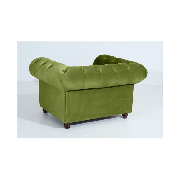 Zelen fotelj Max Winzer Orleans Velvet-image-2