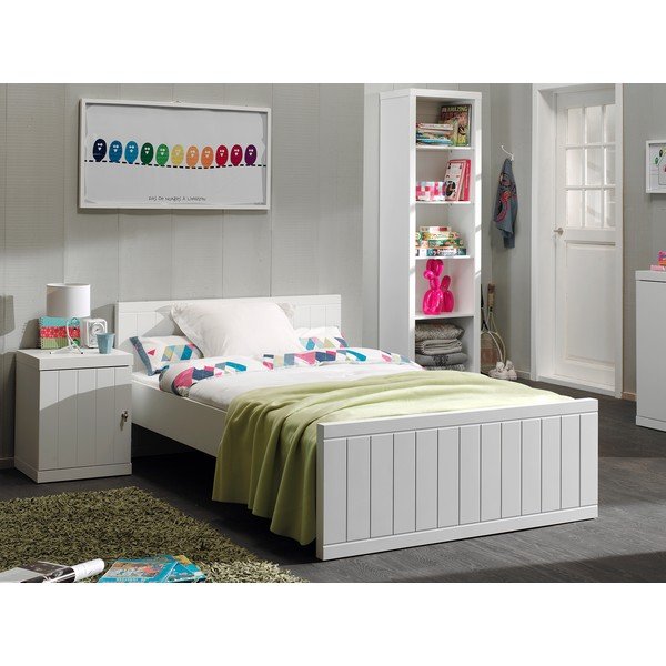 Bela postelja Vipack Robin, 120 x 200 cm-image-1