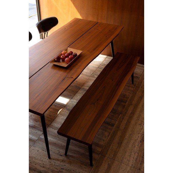 Klop s črnimi jeklenimi nogami Dutchbone Alagon, dolžina 180 cm-image-1