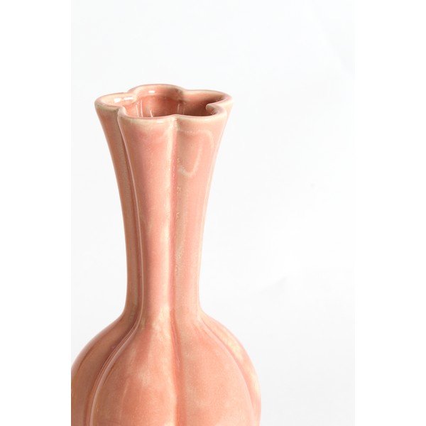 Rožnata keramična vaza (višina 17 cm) Sydell – Light & Living-image-1