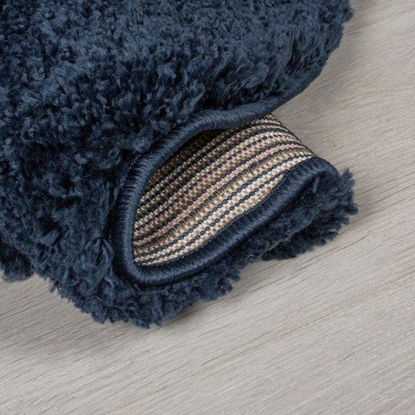 Temno modra okrogla preproga ø 133 cm – Flair Rugs-image-2
