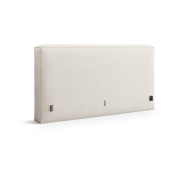 Kremno belo oblazinjeno vzglavje 249x100 cm Olivia – Micadoni 