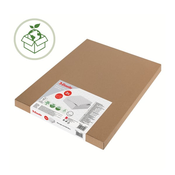 Komplet 3 belih škatel za shranjevanje Esselte Home, 26,5 x 36 cm-image-4