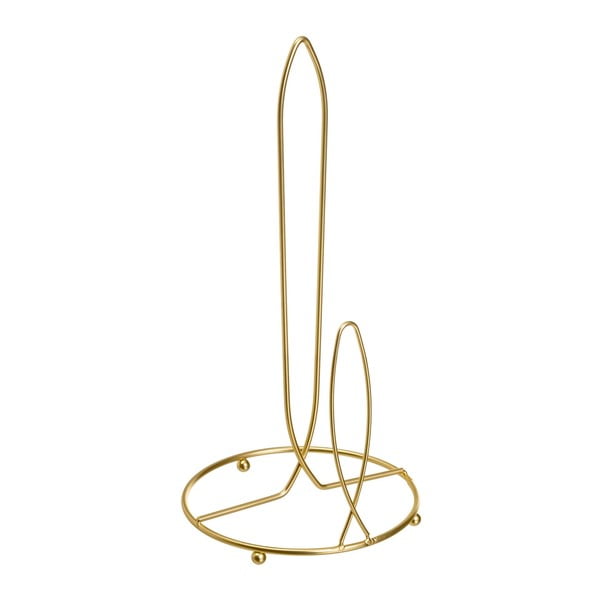 Kovinsko stojalo za papirnate brisače v zlati barvi ø 16 cm – Casa Selección