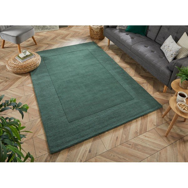 Temno zelena volnena preproga Flair Rugs Siena, 160 x 230 cm-image-1