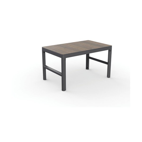 Vrtna klubska mizica v orehovem dekorju 71,5x116 cm Lyon – Keter-image-2