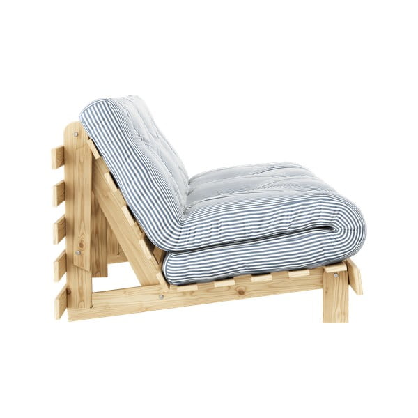 Bela/svetlo modra raztegljiva sedežna garnitura 160 cm Roots - Karup Design-image-3