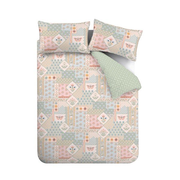 Enojna posteljnina 135x200 cm Folk Patchwork – Catherine Lansfield