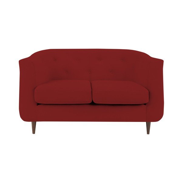 Rdeč kavč Kooko Home Love, 125 cm