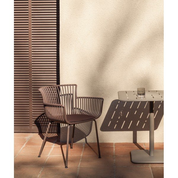 Rjav vrtni stol Surpika – Kave Home-image-1